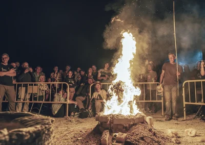 Fotografía del evento feria del fuego.